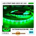 LED Strip Brilux SMD 2835 Mata Kecil DC 24V | IP 65 - Outdoor - Hijau / Green